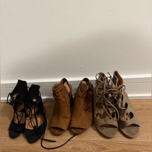 Bundle of Steve Madden and Madden Girl Heels